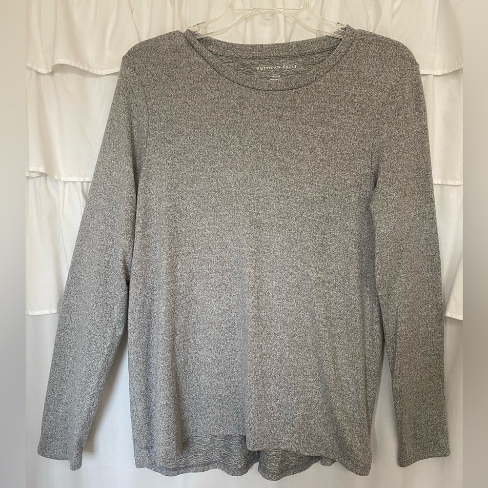 Heather Gray Long Sleeve Top
